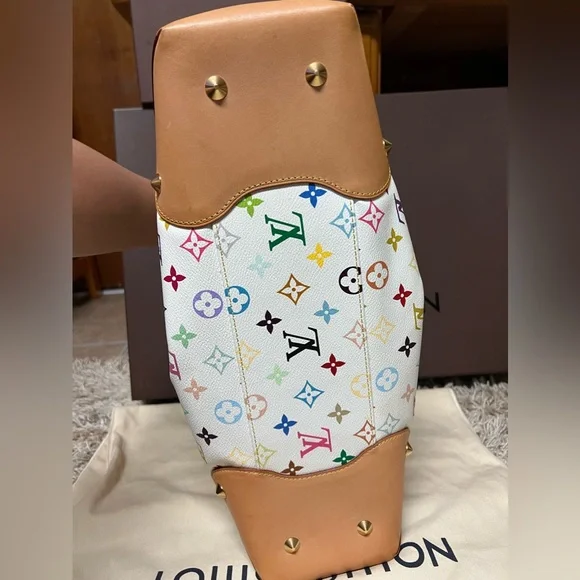 SOLD!!!🔥Louis Vuitton
x Takashi Murakami Judy GM two-way handbag🔥 - Picture 7 of 17